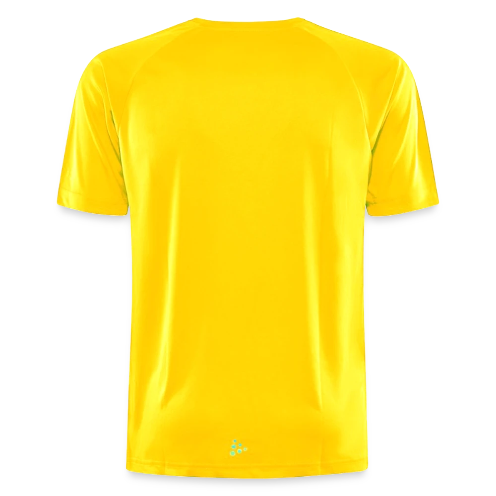 Rückansicht des CRAFT Core Unify Trainings-Shirts aus recyceltem Polyester
