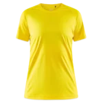 CRAFT Core Unify Frauen Trainings-T-Shirt Vorderansicht mit geschwungenen Seitennähten