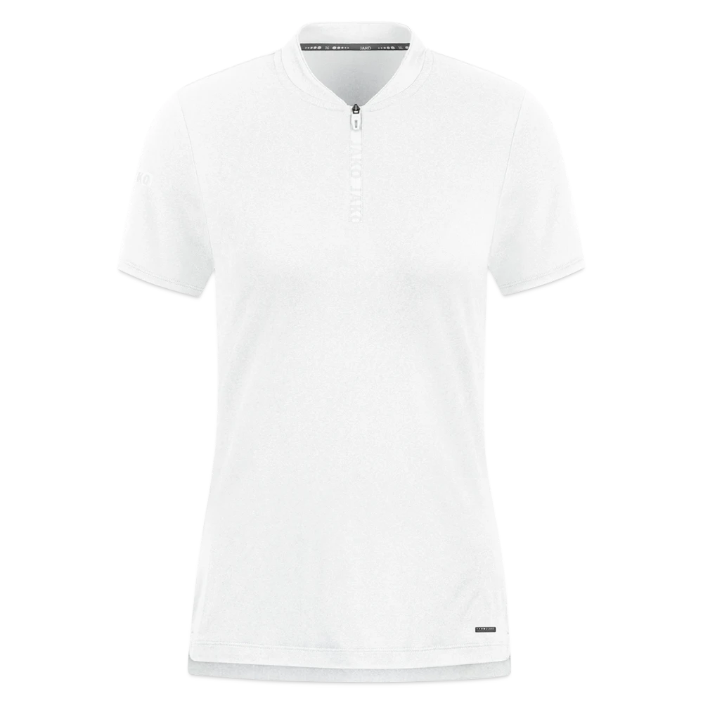 JAKO Frauen Poloshirt Pro Casual Vorderansicht mit Reissverschluss-Kragen