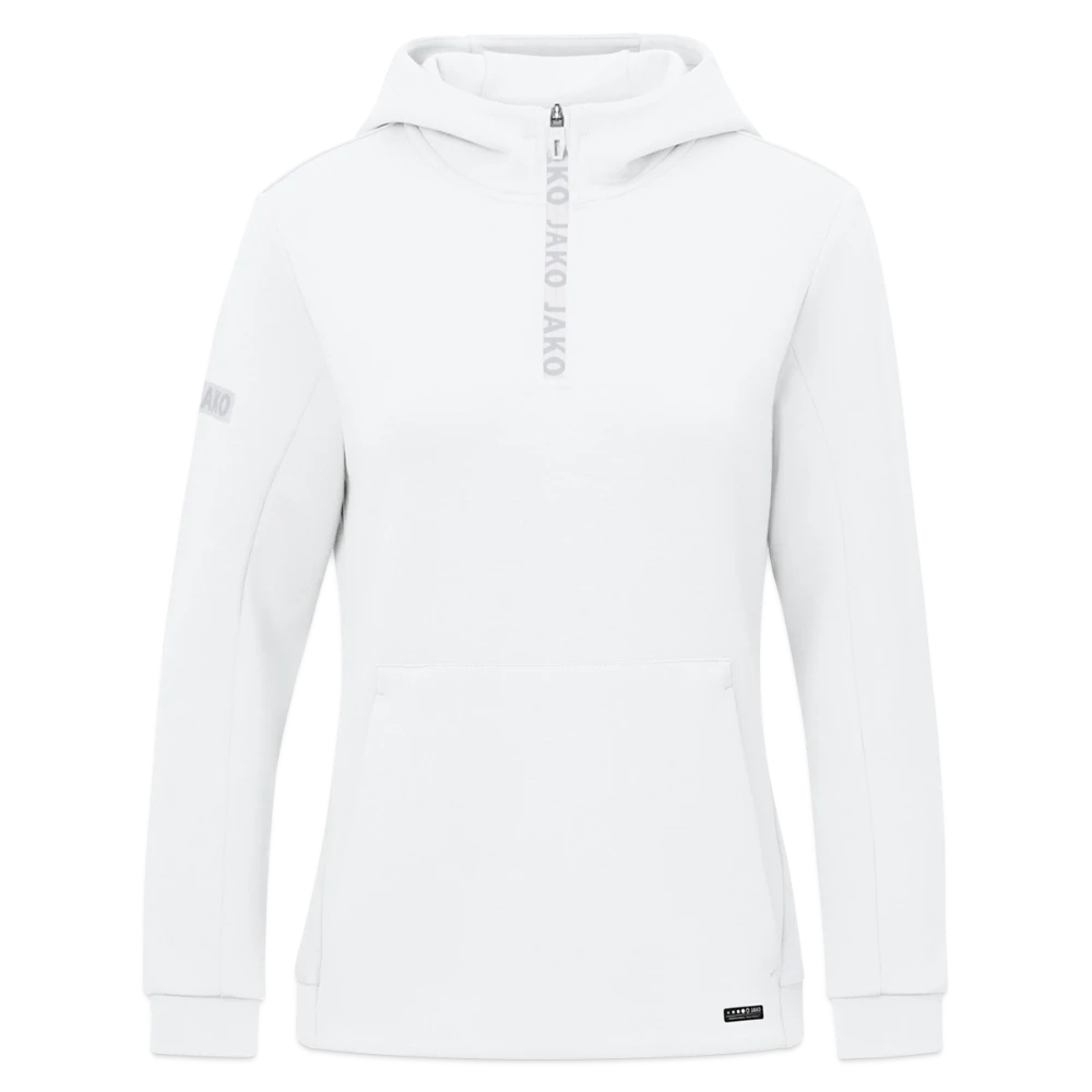 JAKO Frauen Zip Hoodie Pro Casual Vorderseite mit Reissverschluss und Bauchtasche