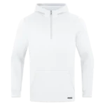 JAKO Zip Hoodie Pro Casual Vorderansicht mit Frontreissverschluss und Bauchtasche