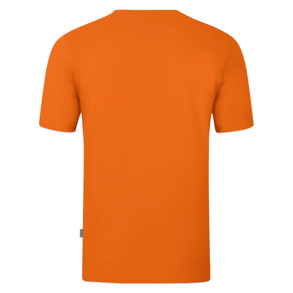 Rückansicht des JAKO Organic T-Shirts mit verstärkten Schulternähten