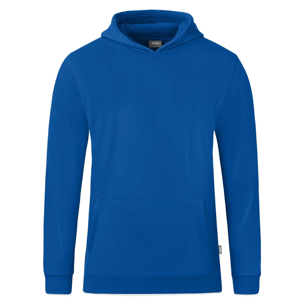 JAKO Teenager Kapuzensweatshirt Organic Vorderansicht mit Kapuze