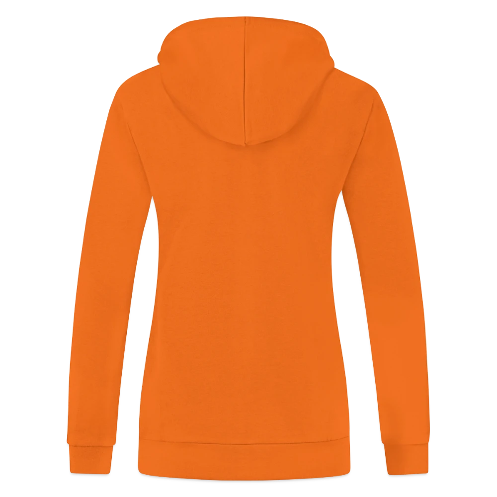 Rückansicht der Bio-Sweatjacke mit ungestörter Druckfläche