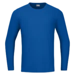 JAKO Longsleeve Organic Vorderansicht aus Bio-Baumwolle mit Rundhalskragen