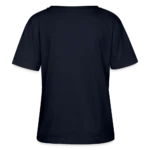 Rückansicht des SERENA Bio-T-Shirts mit eingesetzten Ärmeln und sauberem Saum