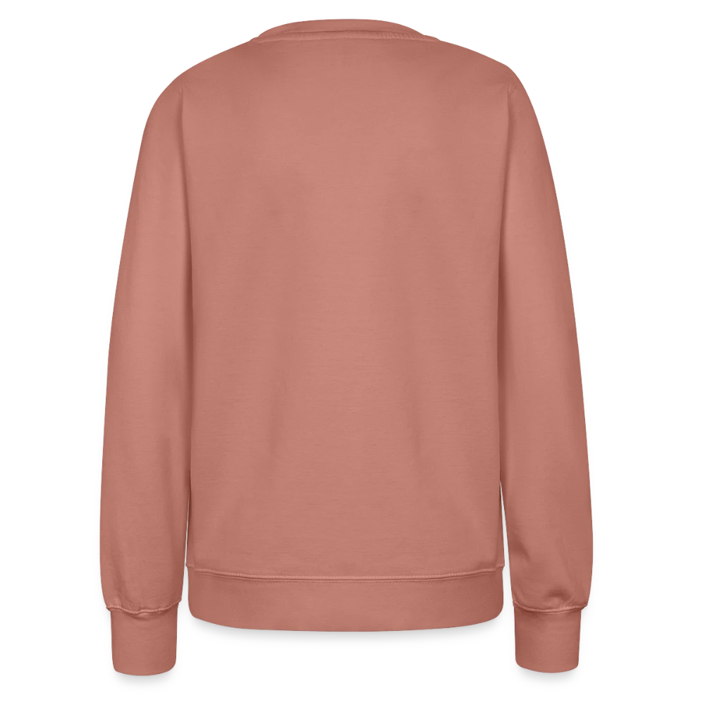 Frauen Sweatshirt Rückansicht mit glatter Druckfläche
