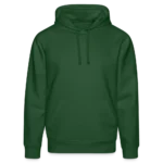 Stanley/Stella Unisex Bio-Hoodie DRUMMER Frontansicht mit Kapuze und Kängurutasche