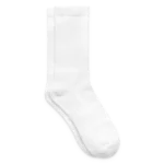 Seitenansicht der Tennissocke mit Stickerei-Position