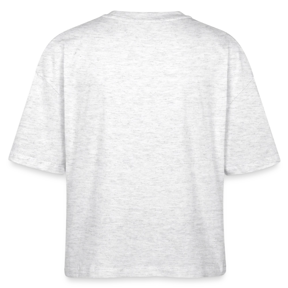 Boxy geschnittenes Frauen-Shirt Nova Rückansicht mit gerader Schulterlinie