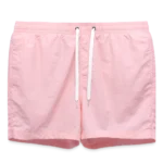 Badeshorts Build your Brand Vorderansicht mit Kordelzug