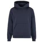 CRAFT Community 2.0 Frauen Hoodie Vorderansicht mit Kängurutasche und Kapuze