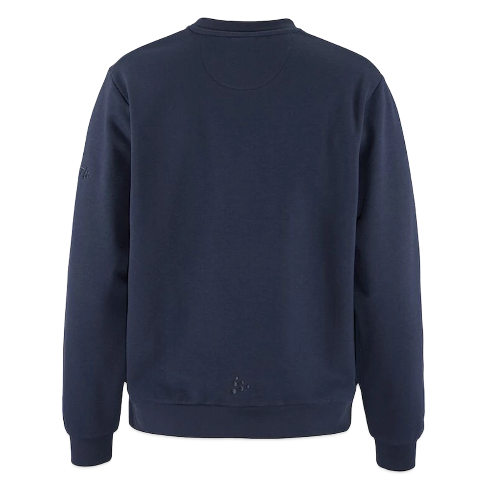 Rückseite des CRAFT Community 2.0 Sweatshirts mit klarer Druckfläche