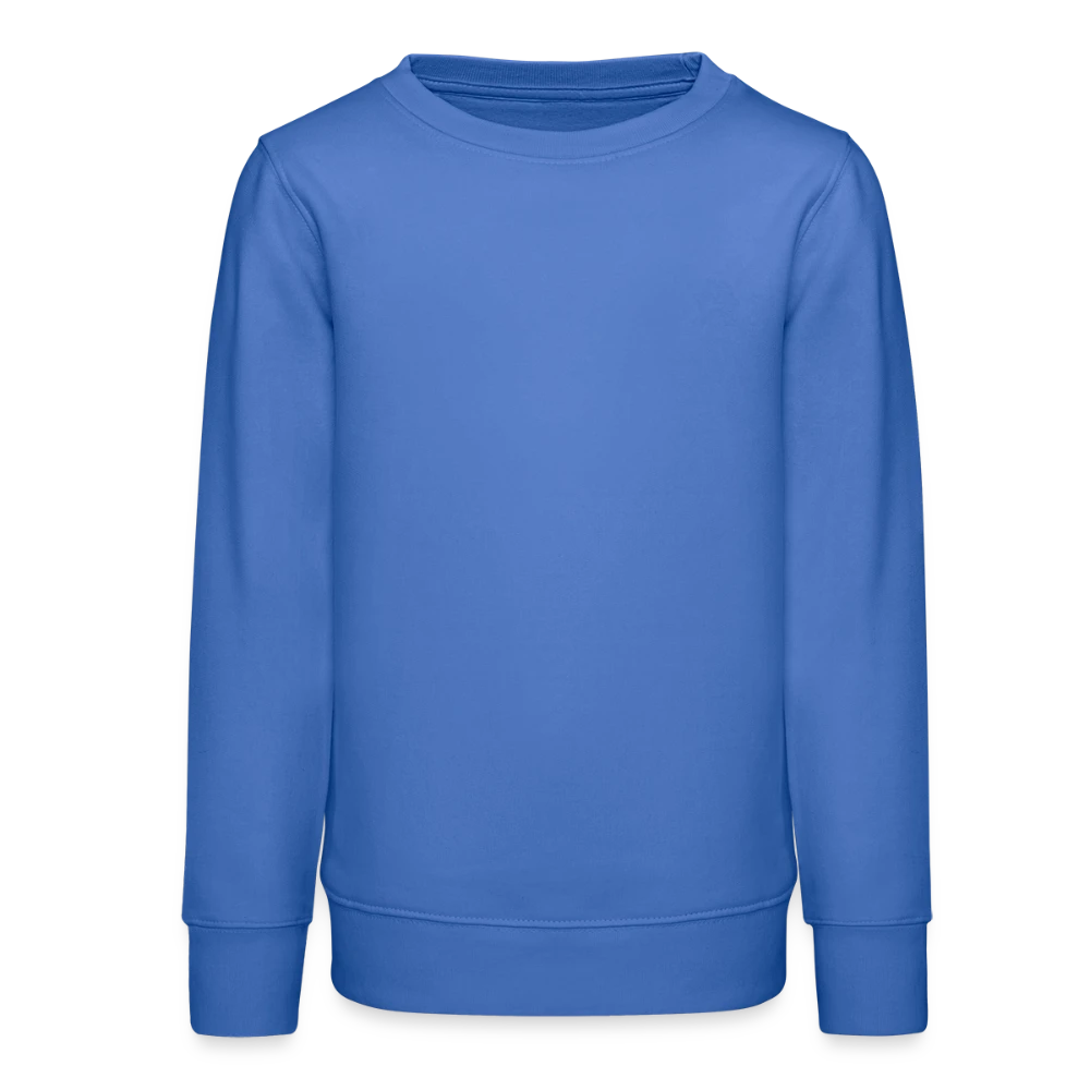 Teenager Organic Sweatshirt Mini Changer Vorderansicht mit Rundhalsausschnitt und Rippstrick-Bündchen