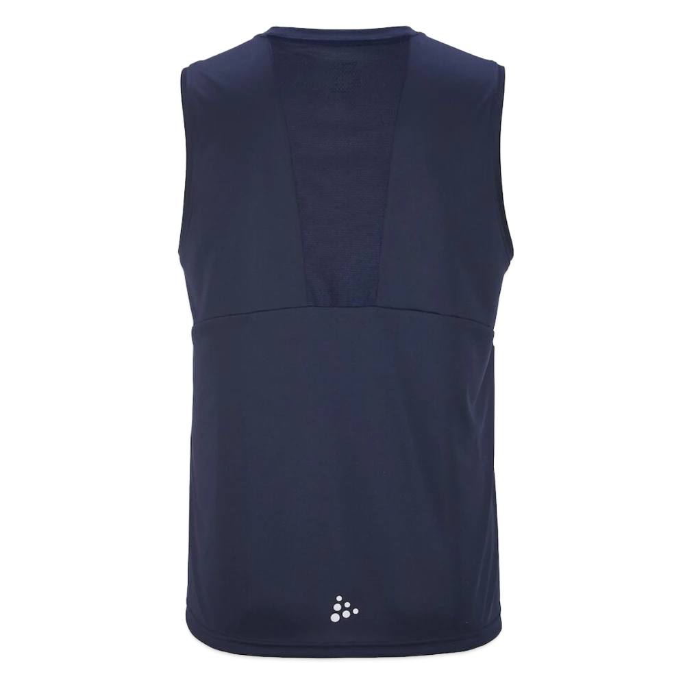Rückansicht des CRAFT Rush 2.0 Singlets mit cleanem Design