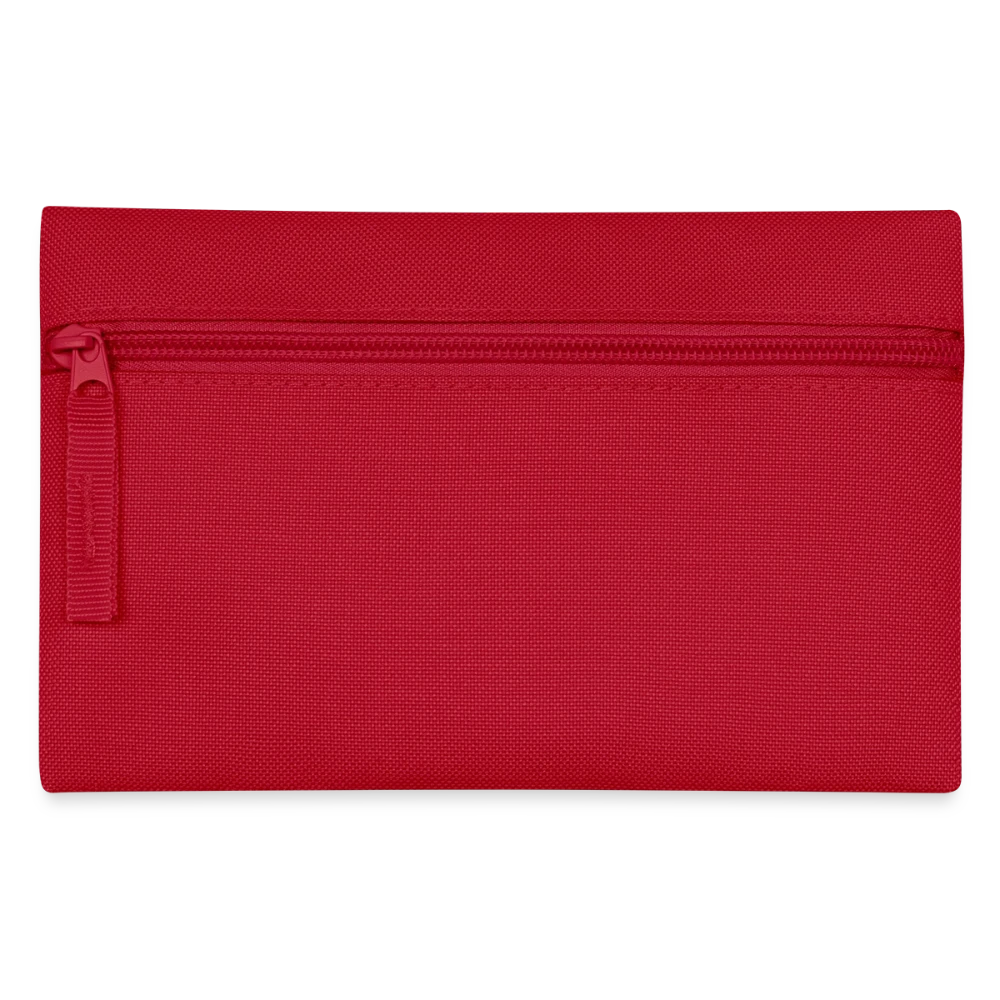 Federtasche aus Polyester mit Reissverschluss, Vorderansicht