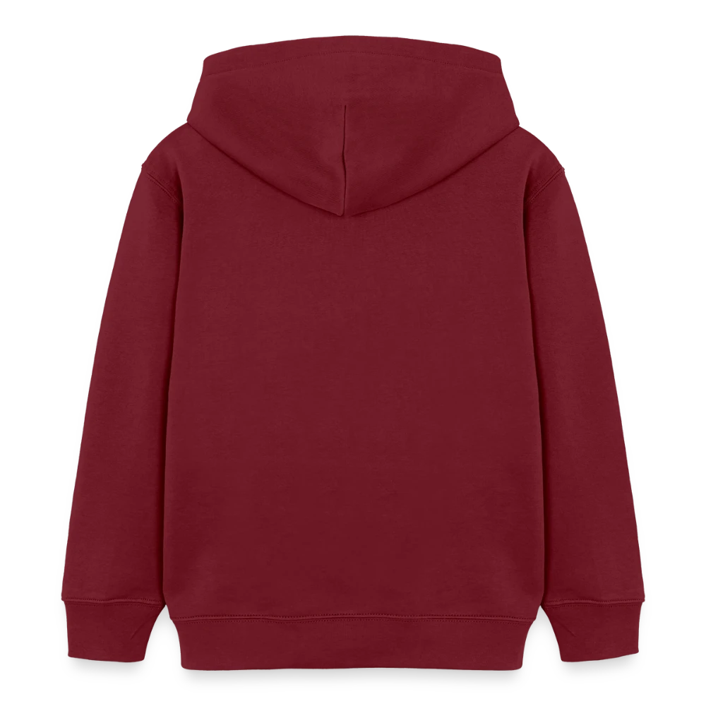 Stanley/Stella Mini Cruiser Kinder-Hoodie Rückansicht mit Nackeneinsatz