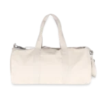 Recycelte Canvas-Sporttasche Stanley/Stella Vorderansicht mit aufgesetzter Tasche