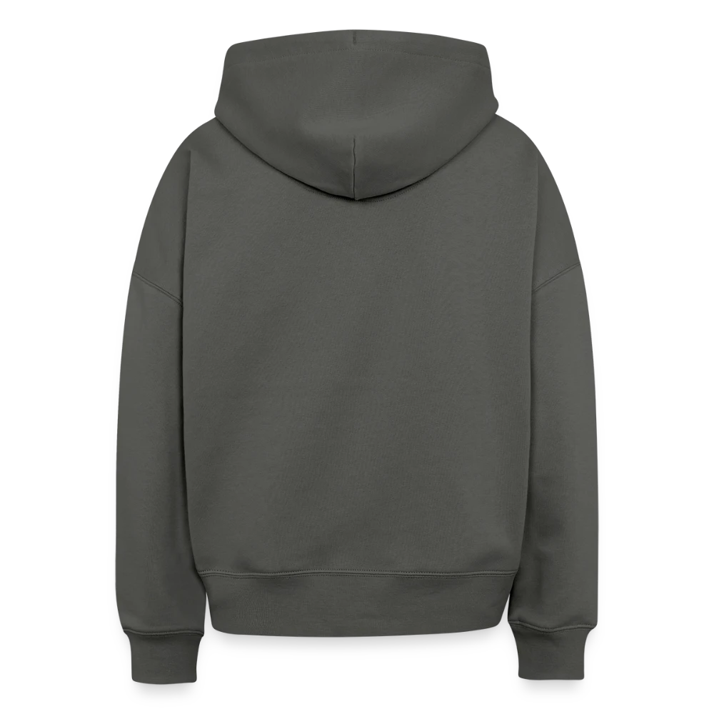 Boxy Hoodie Nora Rückansicht mit klassisch geschnittenen Ärmeln