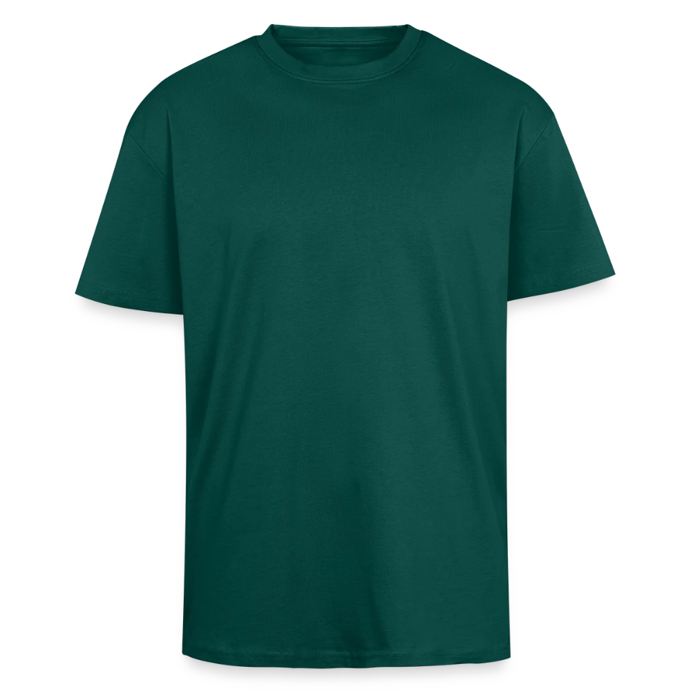 Oversized Heavyweight Unisex T-Shirt Frontansicht mit weitem Schnitt und Drop-Shoulder