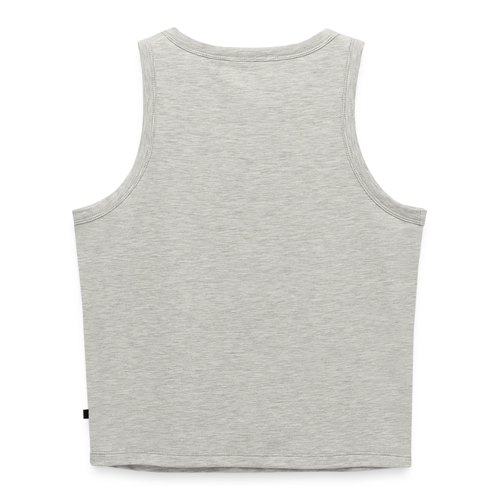 Rückansicht des cropped Tank Tops mit Jersey-Nackenband