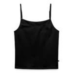 Frauen Spaghetti Tank Top Bio-Baumwolle Vorderansicht