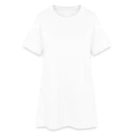 Frauen T-Shirt-Kleid in A-Linie mit Rundhals und kurzen Ärmeln, Vorderansicht