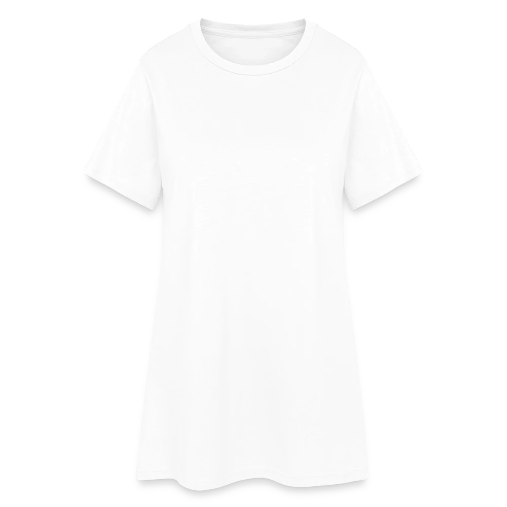 Frauen T-Shirt-Kleid in A-Linie mit Rundhals und kurzen Ärmeln, Vorderansicht
