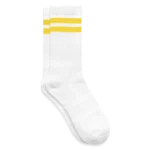 Tennissocken seitlich mit Streifenmuster am Bündchen