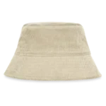 Bio Cord Bucket Hat in Frontansicht mit sichtbarer Rippenstruktur