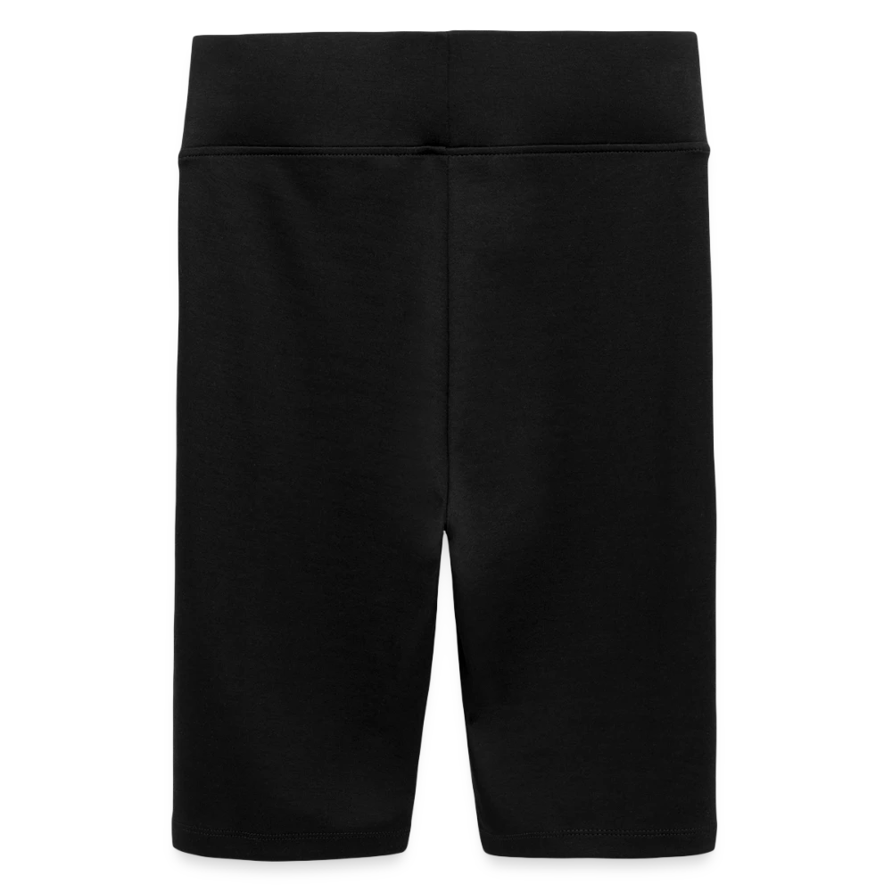 Bikershorts Rückansicht, hoher Bund und glatter Stretch-Interlock-Stoff