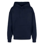 Oversized Unisex Hoodie von Stanley/Stella mit Kängurutasche und Kapuze in Frontansicht
