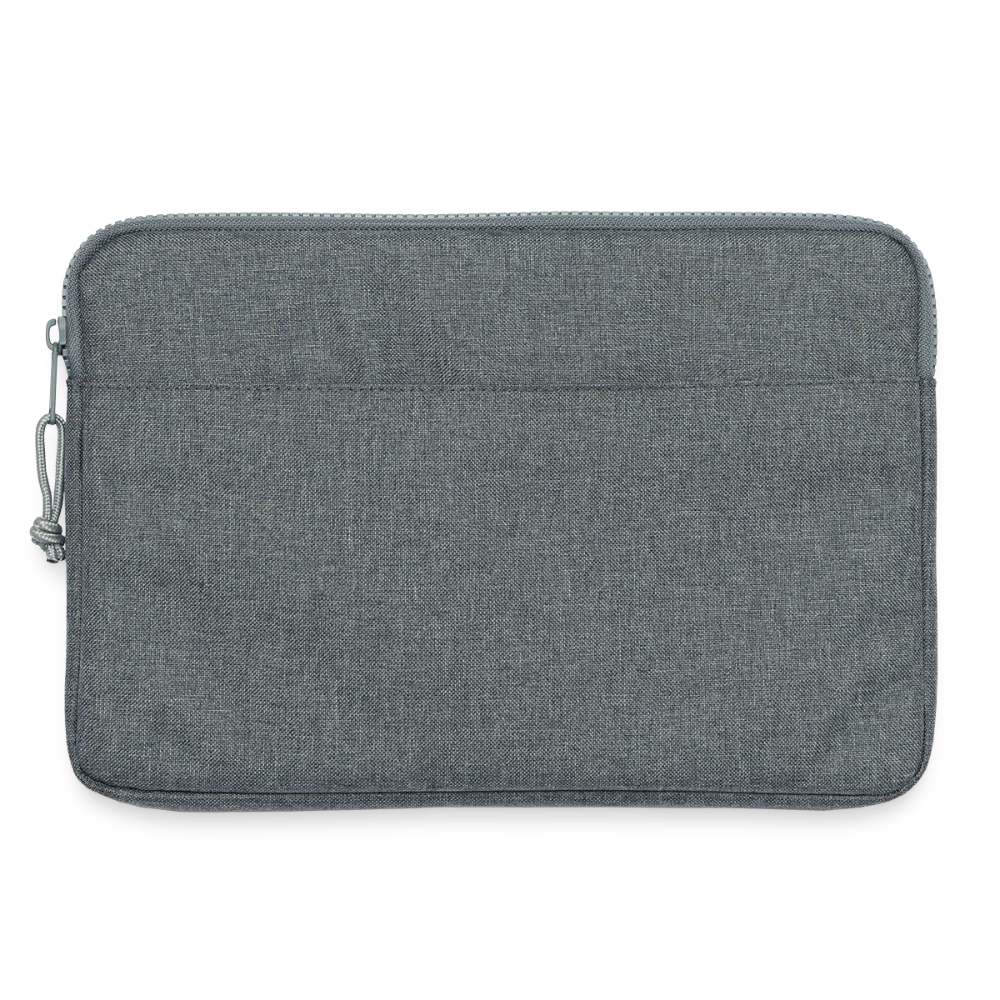 Laptoptasche 13 Zoll Vorderseite mit Fronttasche und Reissverschluss