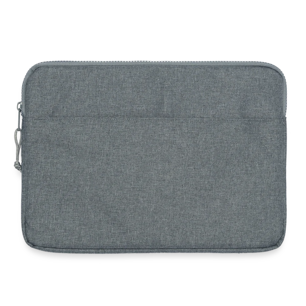 Laptoptasche 15 Zoll Vorderseite mit Fronttasche und Reissverschluss