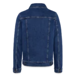 Unisex Jeansjacke Rückansicht mit klassischer Denim-Passe