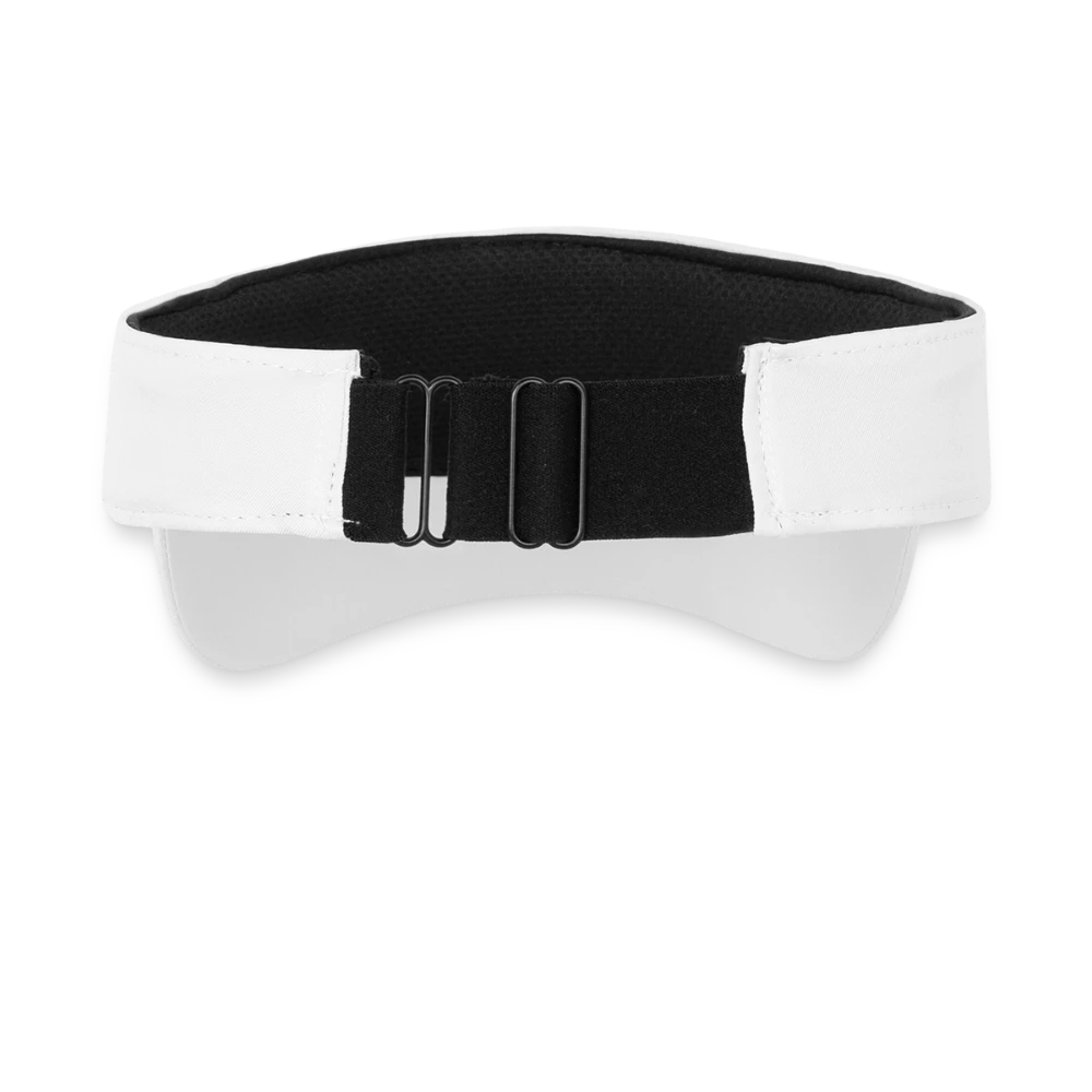 Visor Cap Rückseite mit verstellbarem Schieberegler und Gummibandverschluss