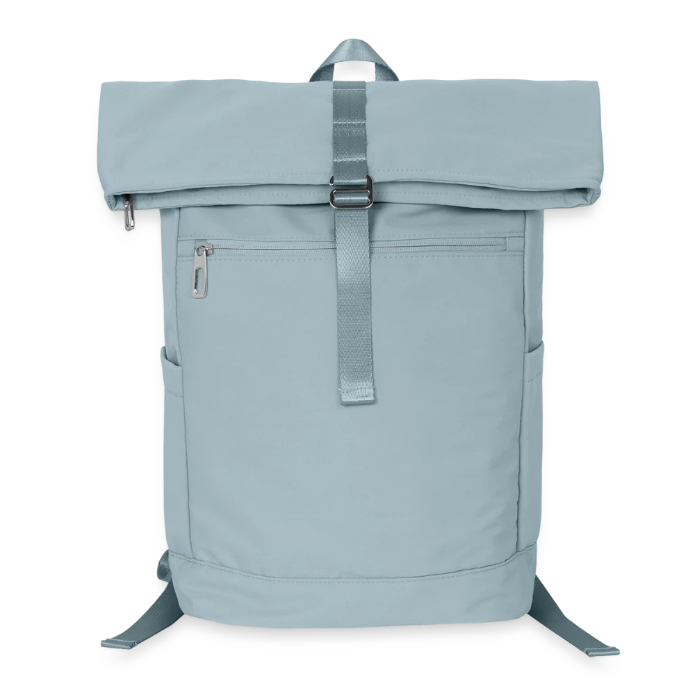 Laptop-Rucksack mit Rolltop-Verschluss in Frontansicht